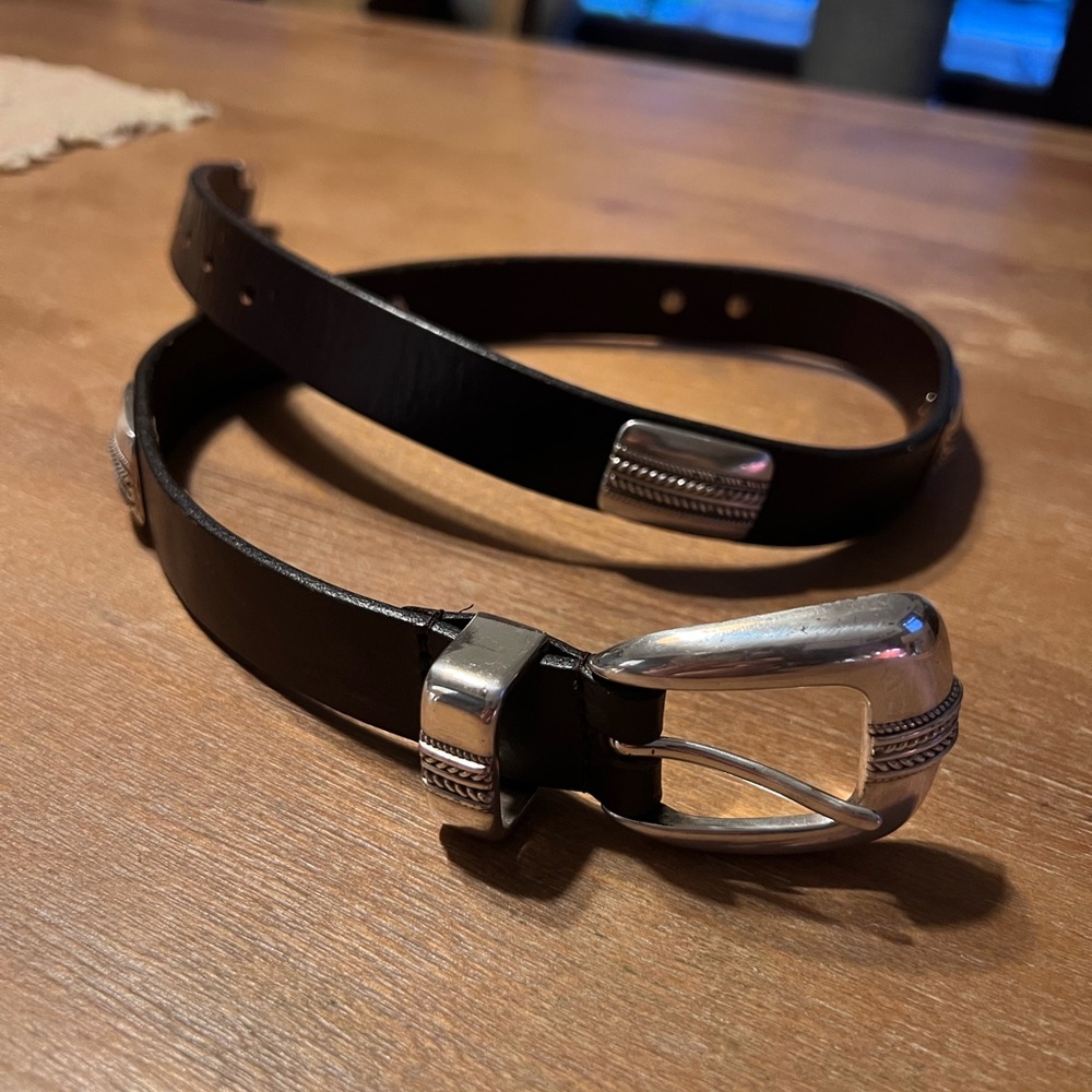 LEJON ITALIAN SADDLE LEATHER BELT 28